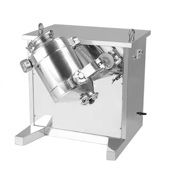 MIXER 006  Granule, Powder and Liquid 3d Rotating Drum Powder Mixer Tumbler Mixer 3d-ribbor Mixer
